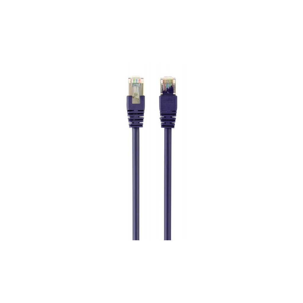Патч-корд 5м FTP cat 6 CCA violet Cablexpert (PP6-5M/V) - зображення 1