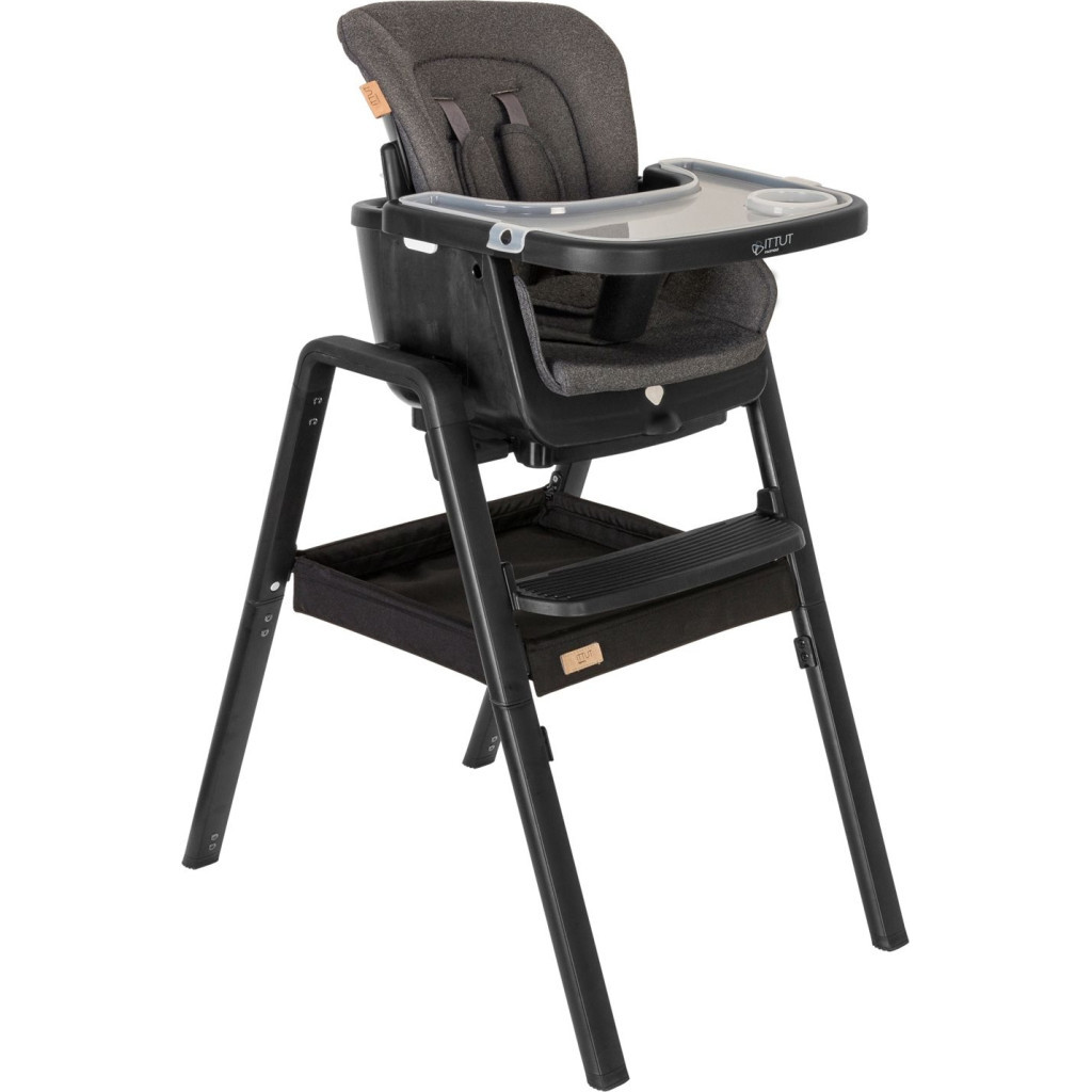 Стілець для годування Tutti Bambini 7 в 1 Nova чорний (611010/9999) - зображення 1