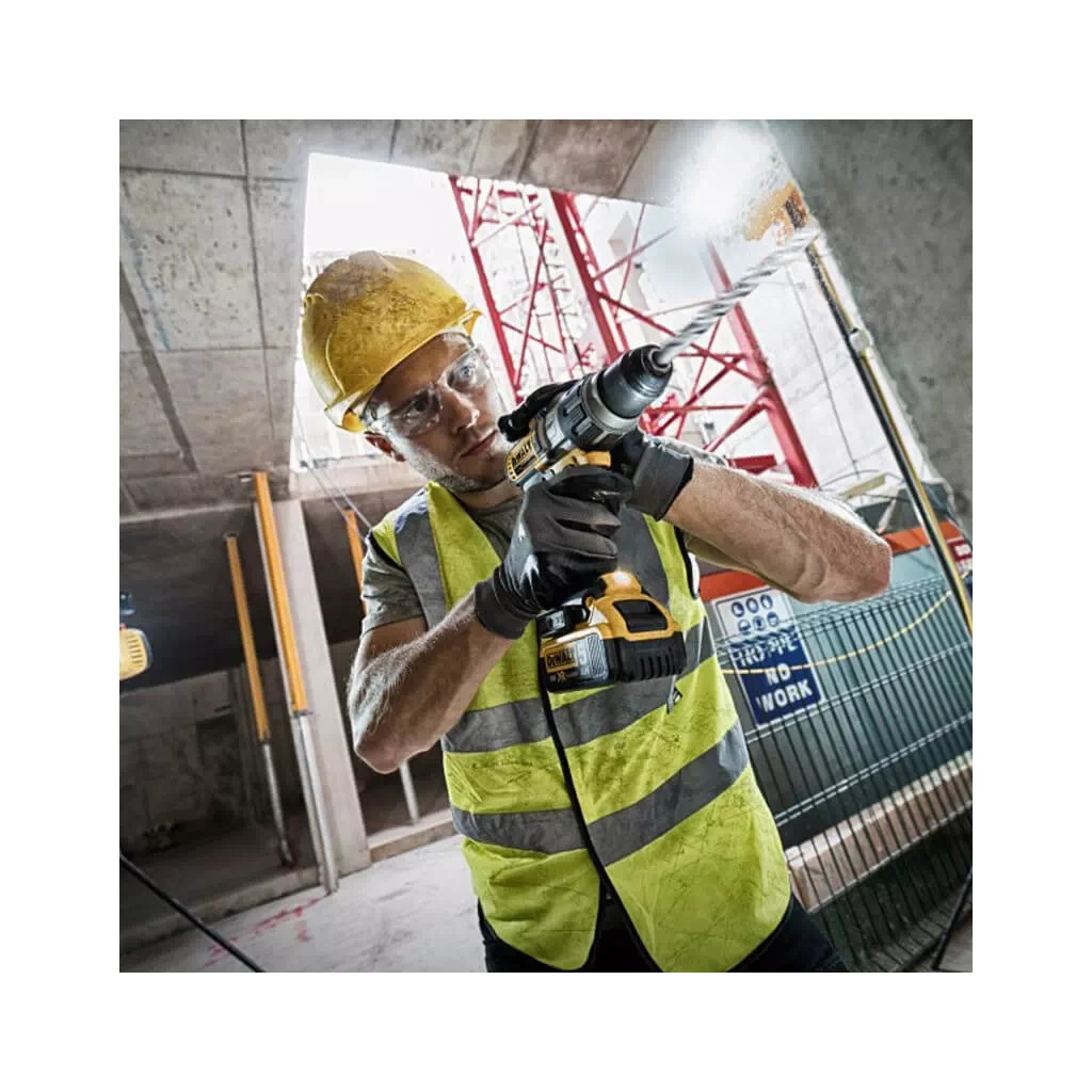 Шуруповерт DeWALT XR Li-Ion 18 В, 95 Нм, 2 АКБ + ЗП, рукоятка, кліпса, кейс (DCD996P3K) - зображення 5