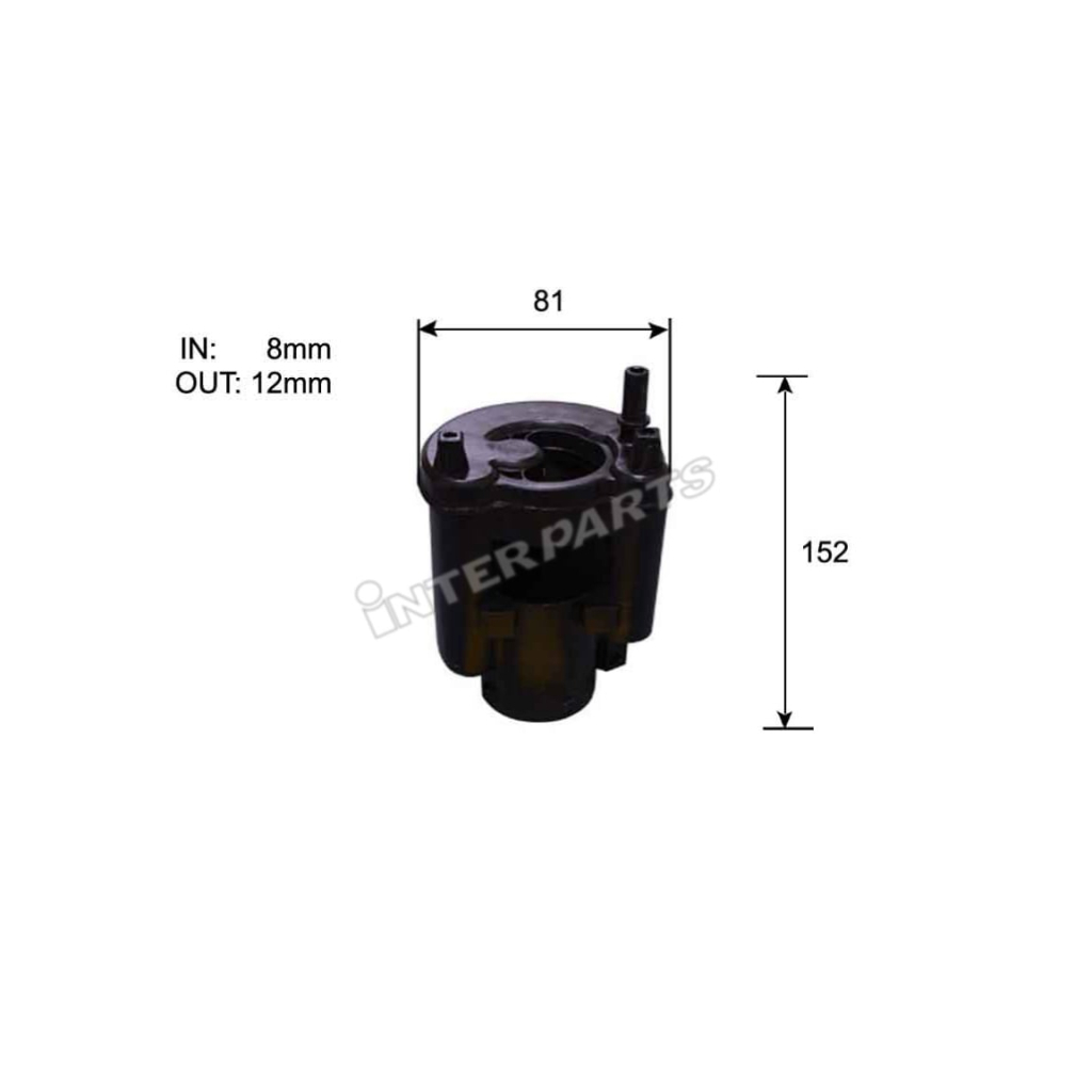 Фільтр паливний Interparts IPFT-H005 - зображення 1
