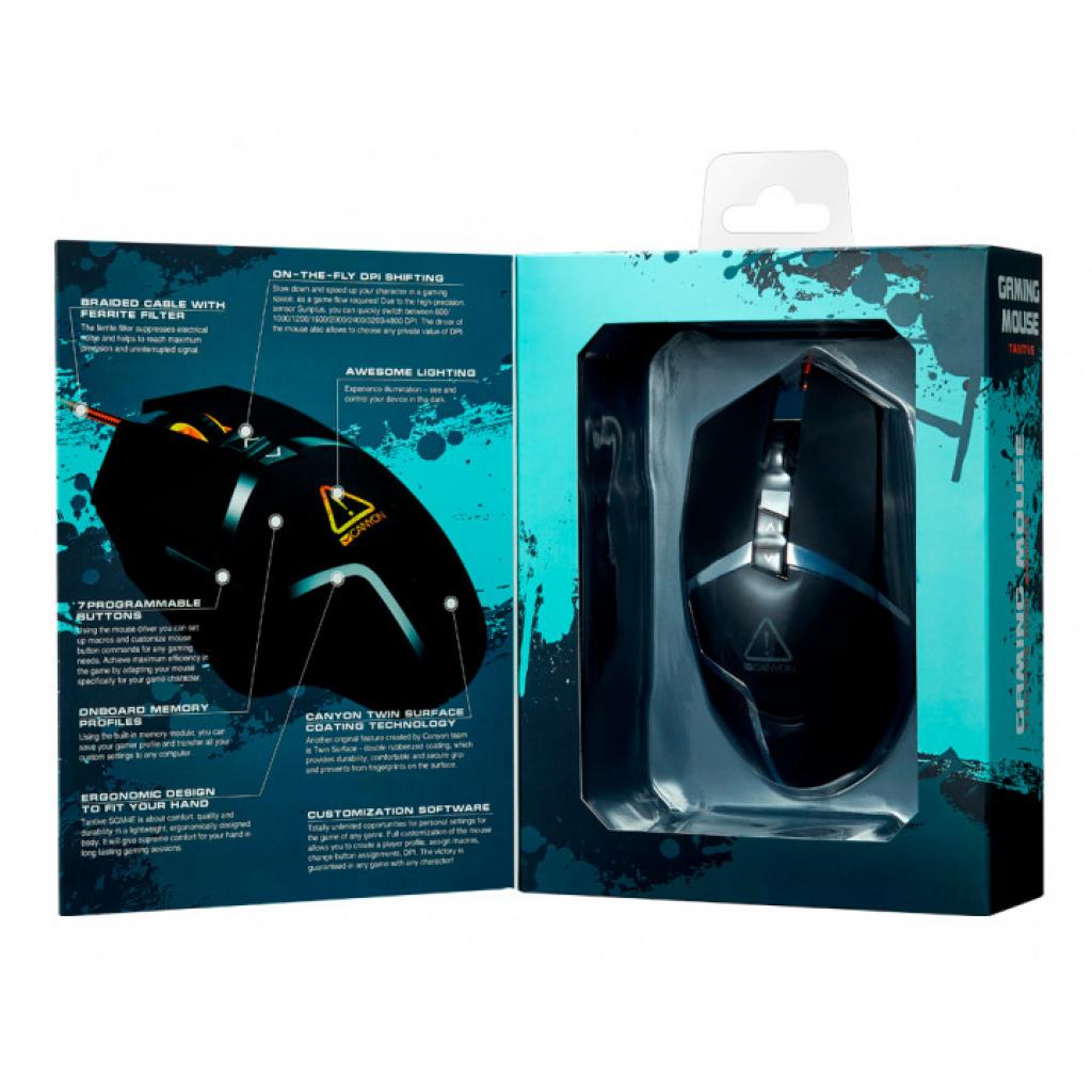Мишка Canyon Tantive USB Black (CND-SGM4E) - зображення 6