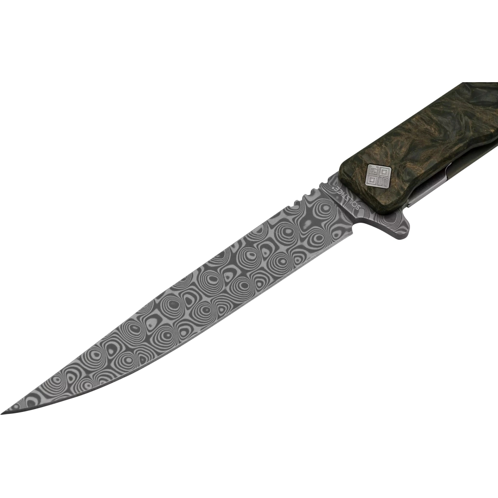 Ніж Ocaso Solstice Fat Carbon Gold Damascus (10IFG) - зображення 3