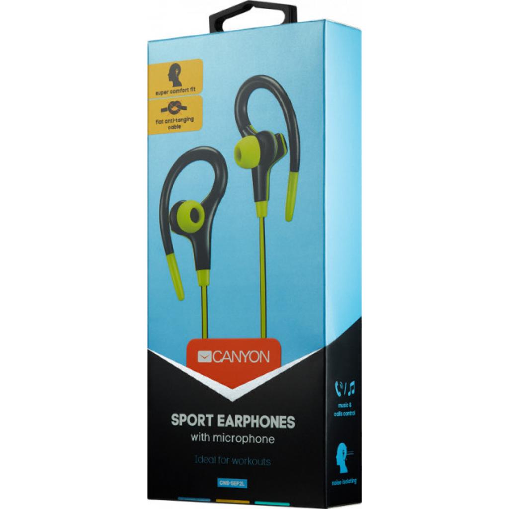 Навушники Canyon Yellow (CNS-SEP2L) - зображення 4