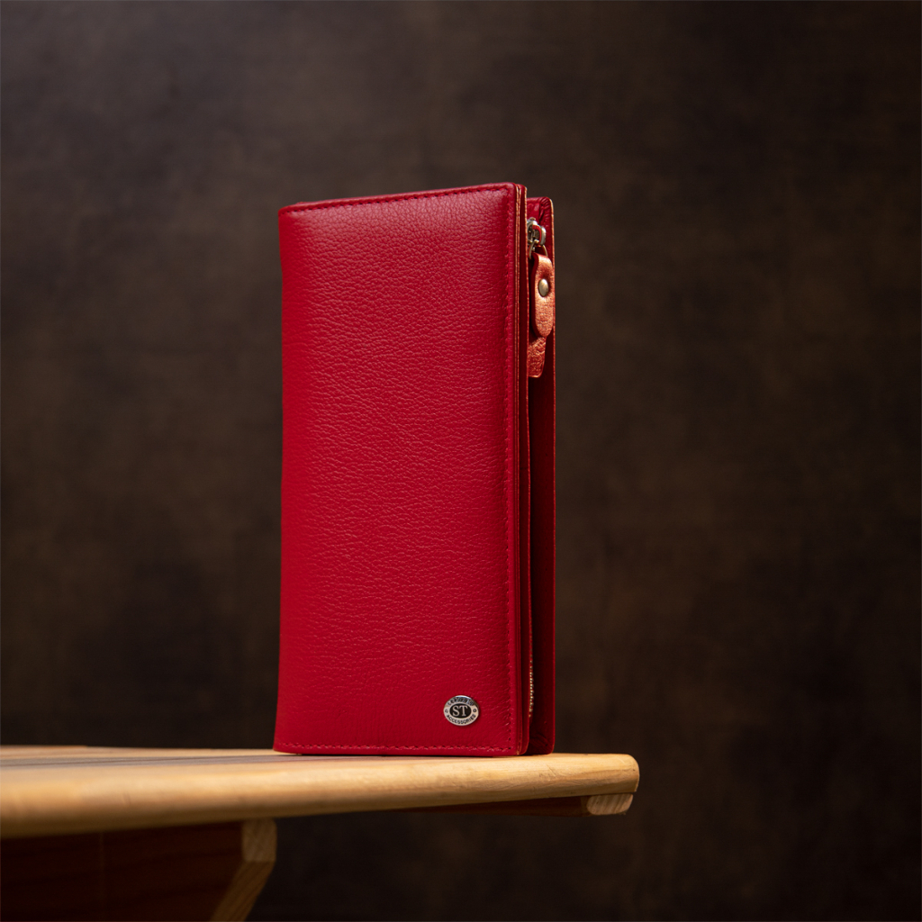 Гаманець ST Leather Червоний (19372) - зображення 8
