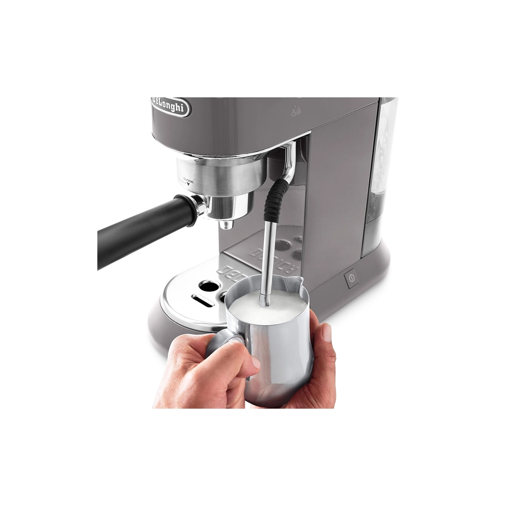 Ріжкова кавоварка еспресо DeLonghi EC 885 GY (Dedica Arte) - зображення 5
