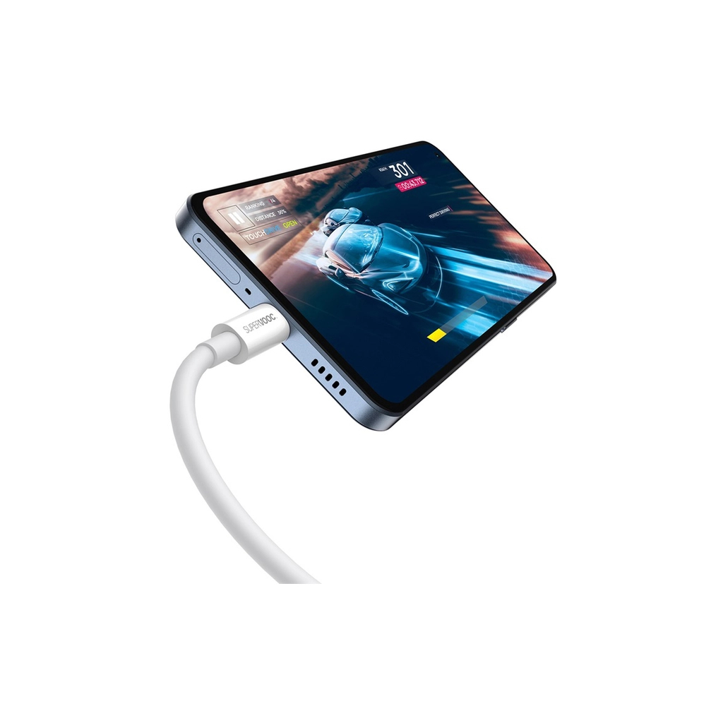 Дата кабель USB 2.0 AM to USB-C 1.0m Superior Fast Charging 60W white Baseus (CAYS000902) - зображення 8