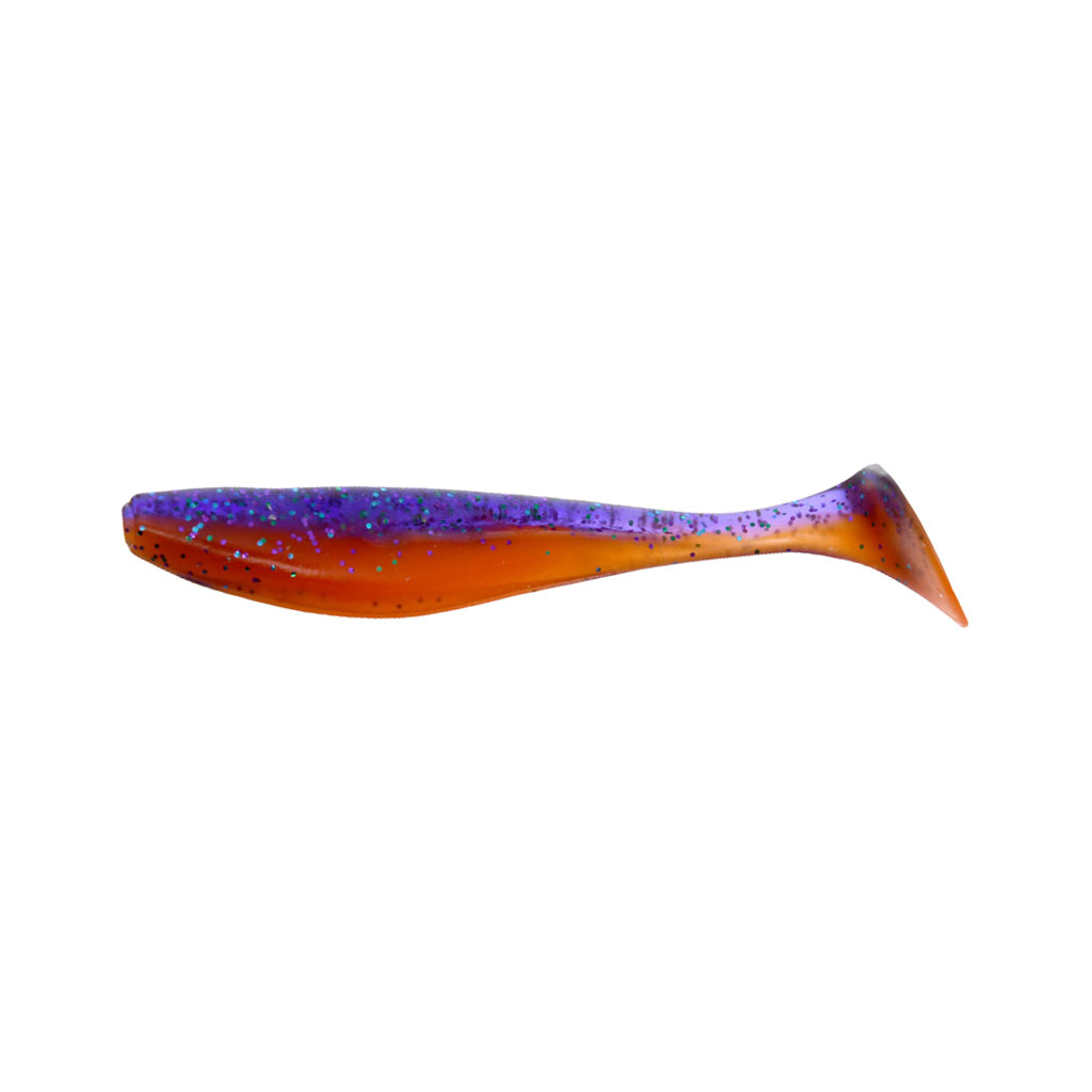 Силікон рибальський FishUP Wizzle Shad 3" 207 - Dark Violet/Orange (8шт/уп) (1864.07.13) - зображення 1