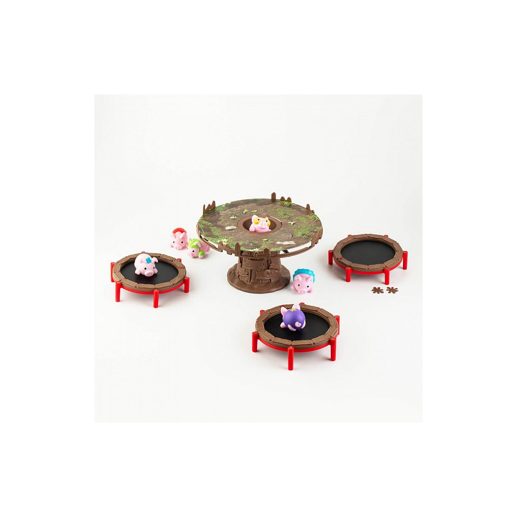 Настільна гра Fun Games Shop Хрюшки - Попригушки (Pigs on Trampolines) (укр.) (FGS63) - зображення 4