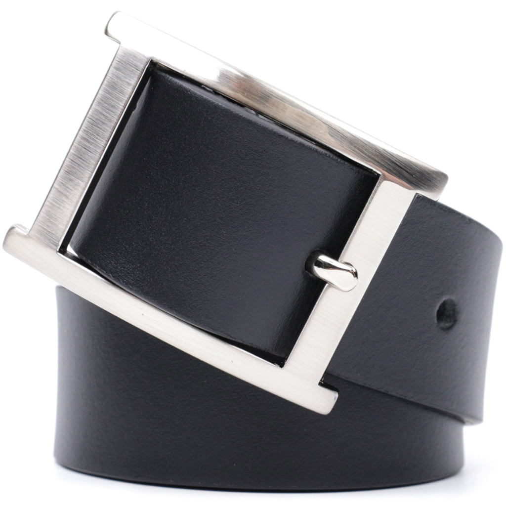 Ремінь Grande Pelle Брючний з натуральної шкіри Чорний (11689) - зображення 7