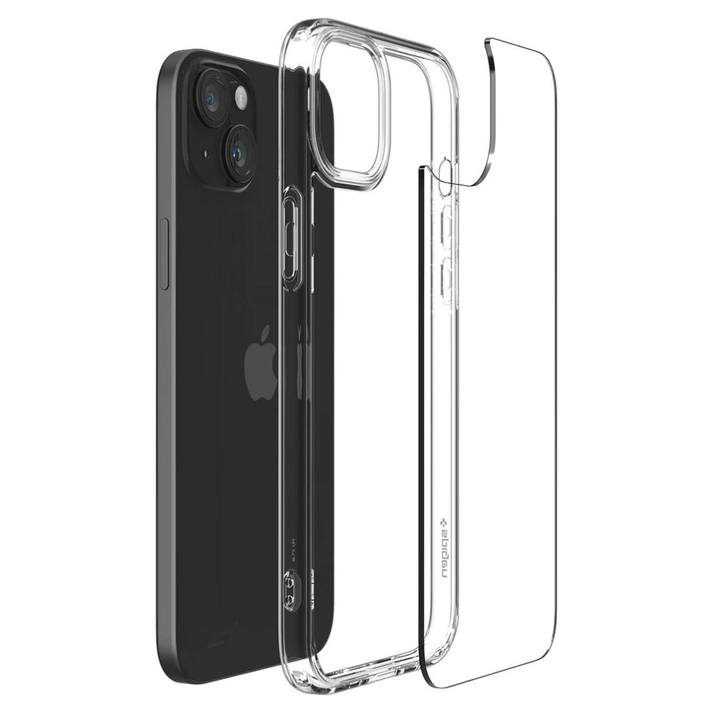 Чохол до мобільного телефона Spigen Apple iPhone 15 Crystal Hybrid Crystal Clear (ACS06483) - зображення 6