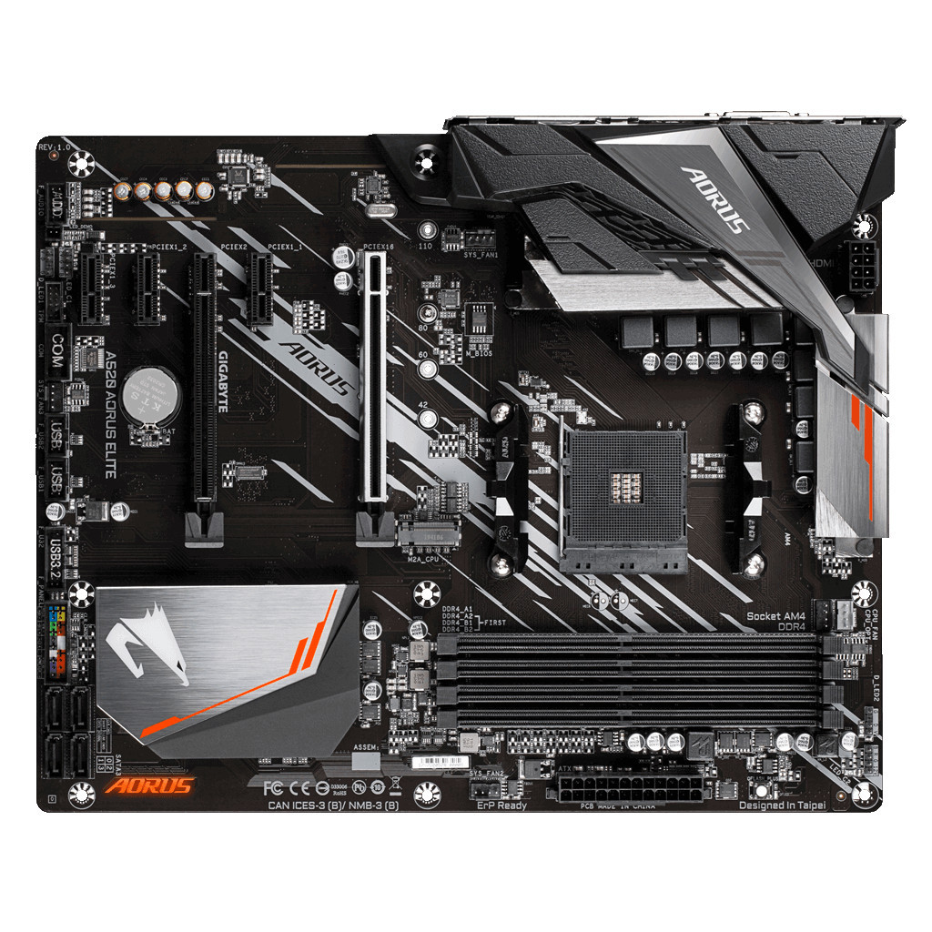 Материнська плата GIGABYTE A520 AORUS ELITE - зображення 1