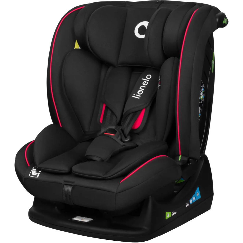 Автокрісло Lionelo Aart I-Size Black Carbon Red (LO-AART I-SIZE BLACK CARBON RED) - зображення 1