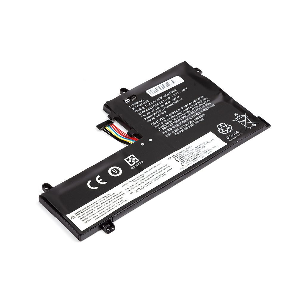 Акумулятор до ноутбука PowerPlant LENOVO L17M3PG2-3S1P (middle cable) 11.4V 4800mAh (NB481798) - зображення 2
