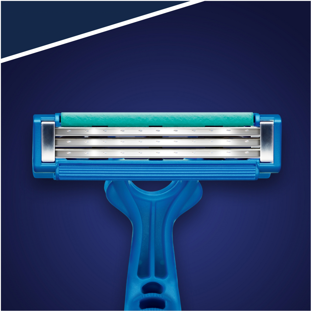 Бритва Gillette Blue Simple3 одноразова 4 шт. (7702018429622) - зображення 3