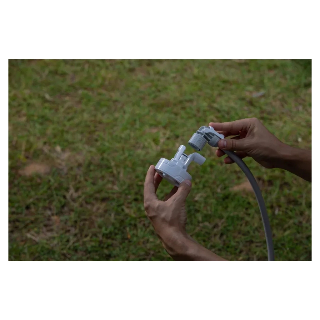 Душ портативний Flextail Max Shower з насосом на акумуляторі білий (6975755962535) - picture 9