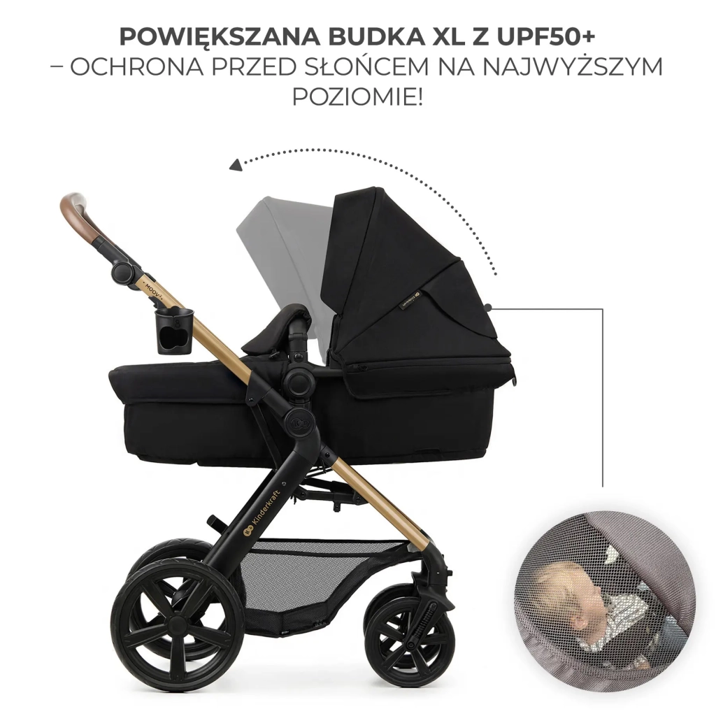 Коляска Kinderkraft 3 в 1 Moov 2 Pure Black (KSMOOV02BLKEV00) (5902533925780) - изображение 10