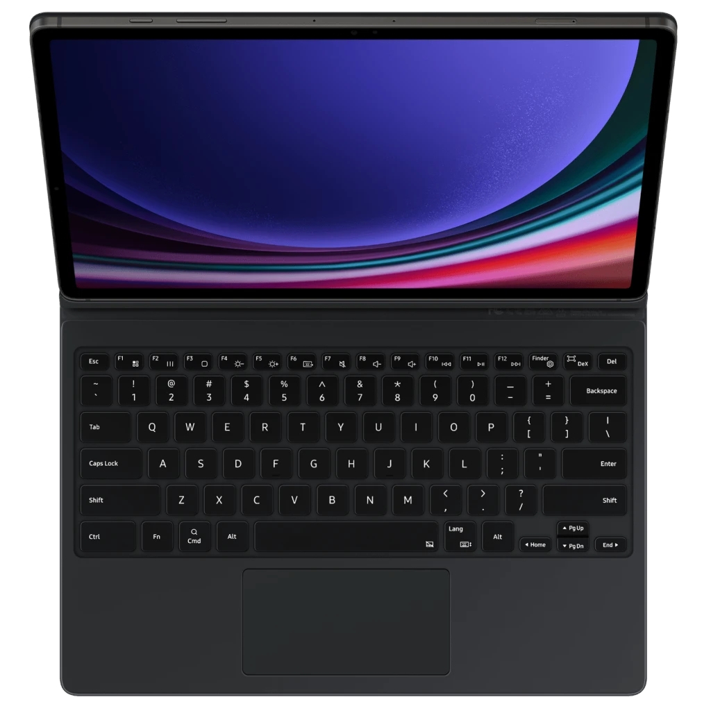 Чохол до планшета Samsung Tab S9+ Book Cover Keyboard Black (EF-DX815BBEGUA) - зображення 10