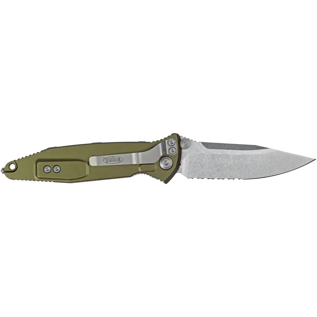 Ніж Microtech Socom Elite Drop Point PS Stonewash OD Green (160-11OD) - зображення 2