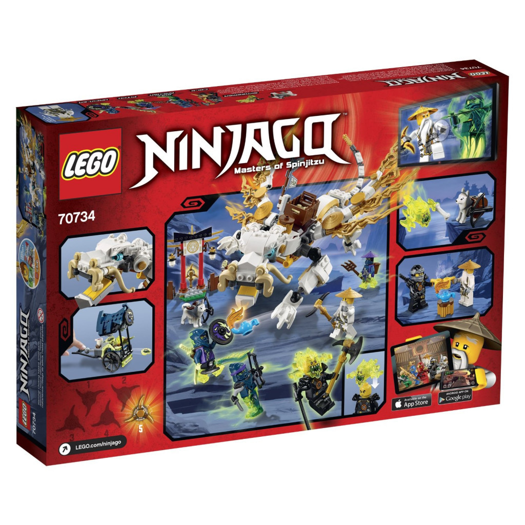 Конструктор LEGO Ninjago Дракон Сенсея Ву (70734) - зображення 12