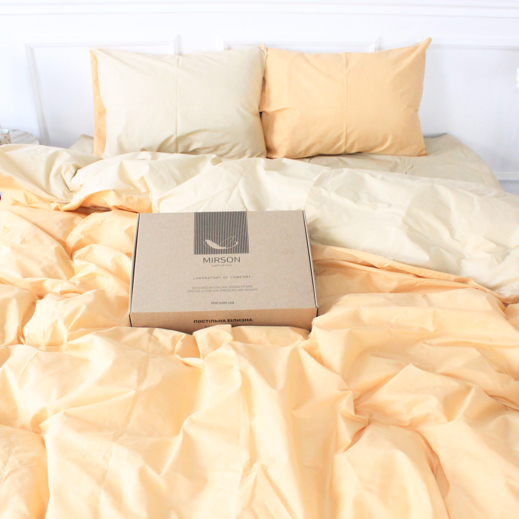 Постільна білизна MirSon Бязь Ranforce Elite Nicoletta (12-0712 + 13-1027) 110х140 (2200004663845) - изображение 1