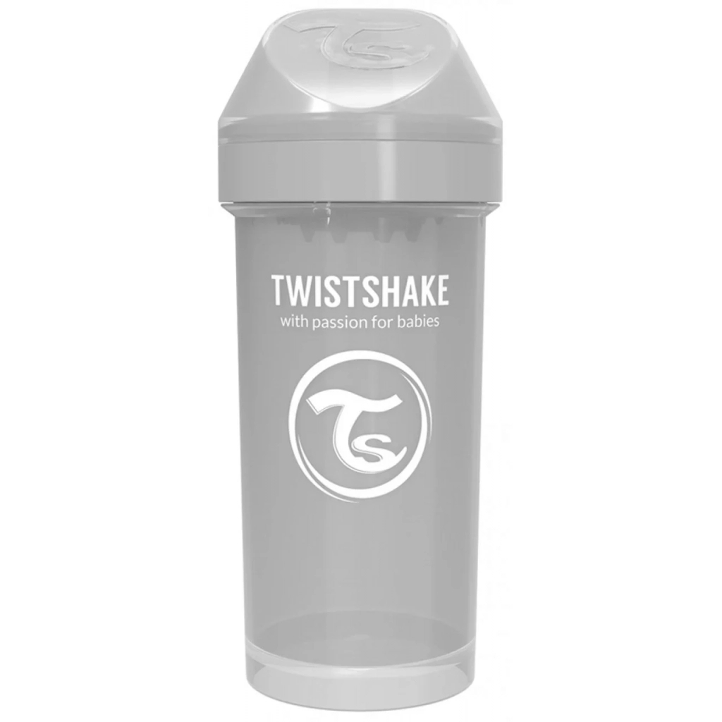 Поїльник-непроливайка Twistshake 360 мл 78284 сіра (69898) - зображення 1