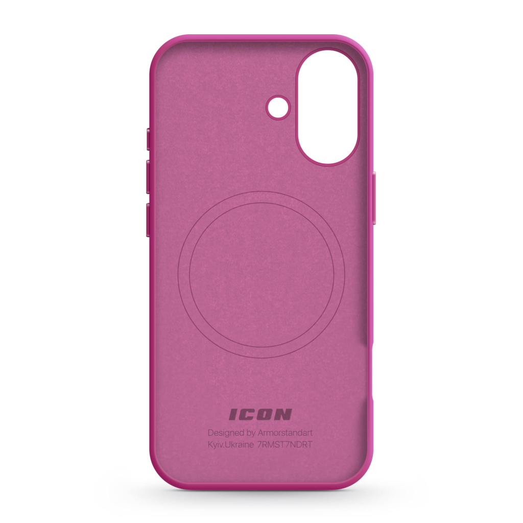 Чохол до мобільного телефона Armorstandart ICON2 MagSafe Apple iPhone 16 Fuchsia (ARM81314) - зображення 2