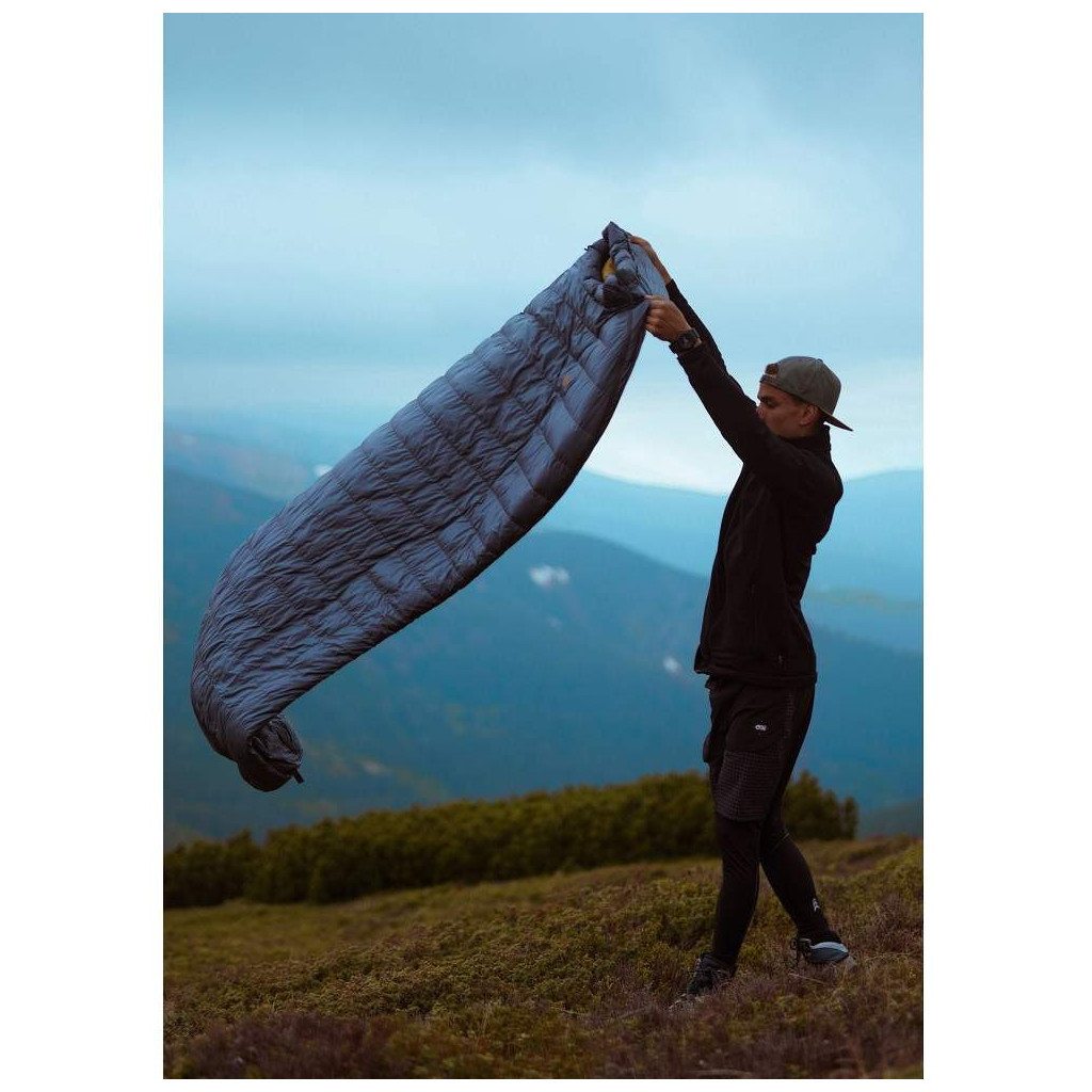 Спальний мішок Turbat Nox пуховий 250 grey 185 см (012.005.0180) - зображення 10