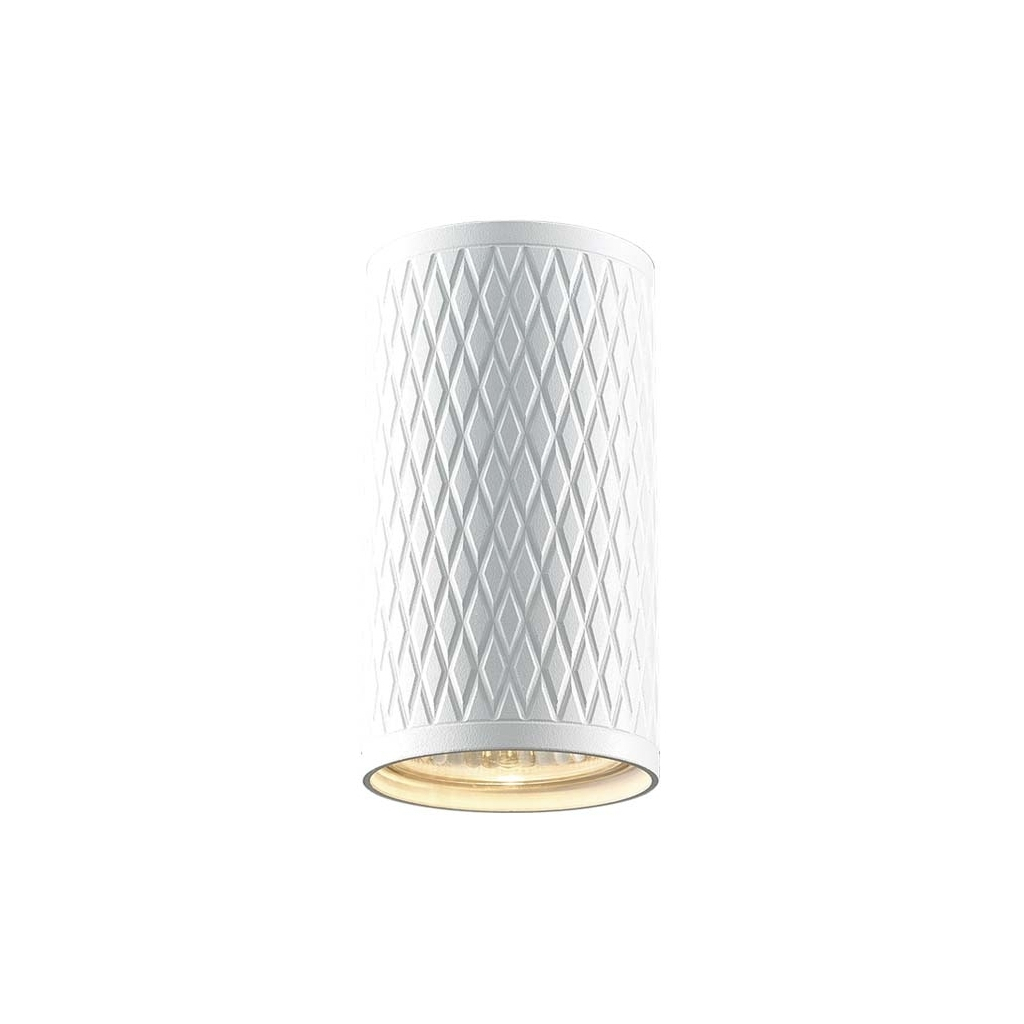 Світильник точковий Videx під лампу GU10 SPF02A накладний біла призма (VL-SPF02A-WP) - изображение 1