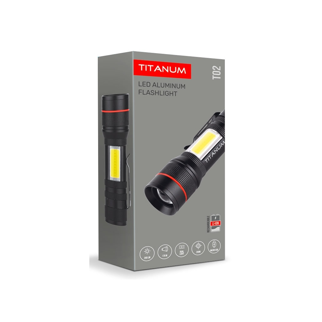 Ліхтар TITANUM 200Lm 6500K (TLF-T02) - зображення 2