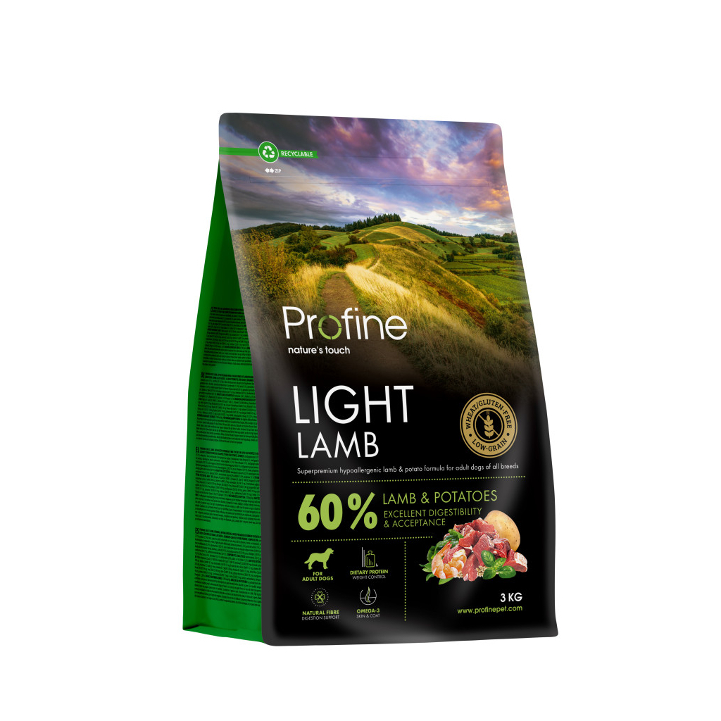 Сухий корм для собак Profine Light Lamb and Potatoes для собак з надмірною вагою 3 кг (8595602569465) - зображення 1