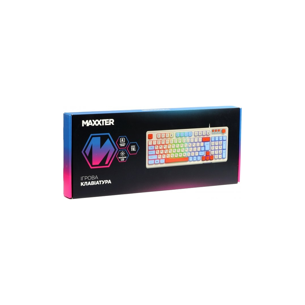 Клавіатура Maxxter KBG-3C01-UA USB UA (KBG-3C01-UA) - зображення 5