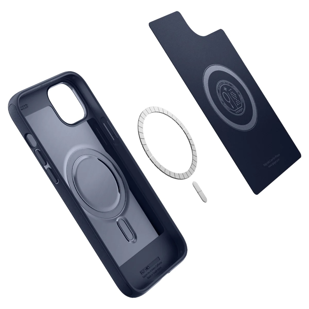 Чохол до мобільного телефона Spigen Apple Iphone 14 Mag Armor MagFit, Navy Blue (ACS05066) - зображення 6