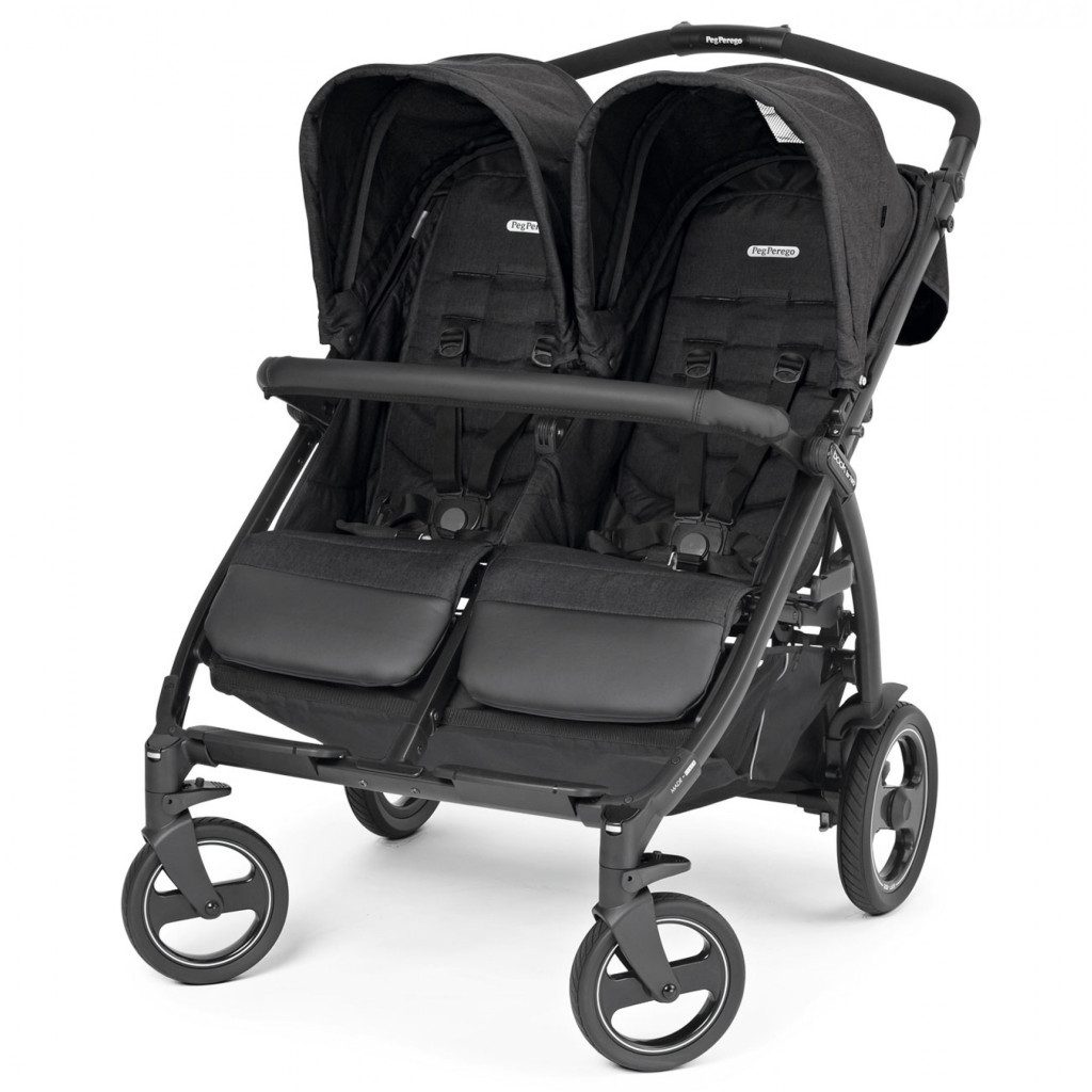 Коляска Peg-Perego Book for Two Ardesia (чорна) (IP05280000GL93) - зображення 1