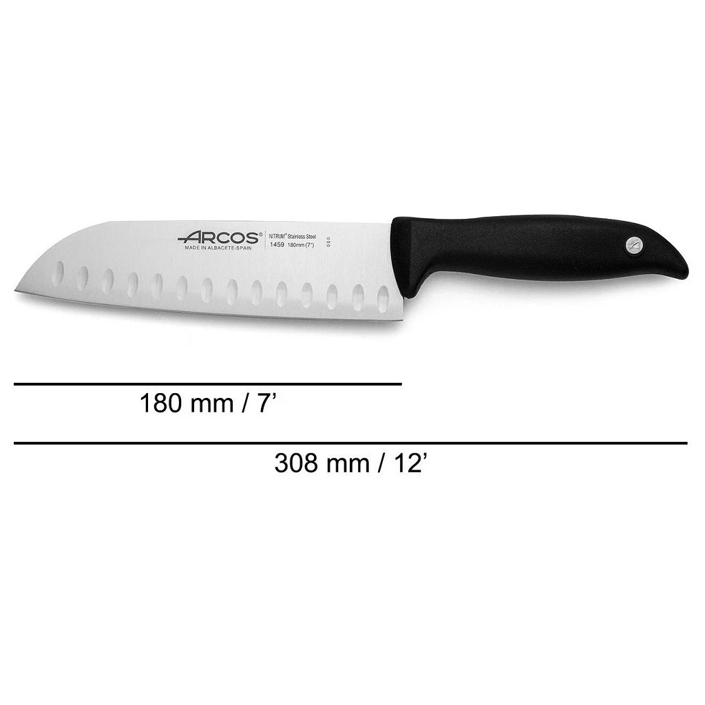 Кухонний ніж Arcos Menorca Сантоку 180 мм (145900) - зображення 2