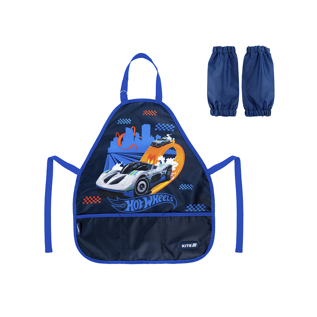 Фартух для творчості Kite Education 161 Hot Wheels з нарукавниками (HW25-161) - изображение 1