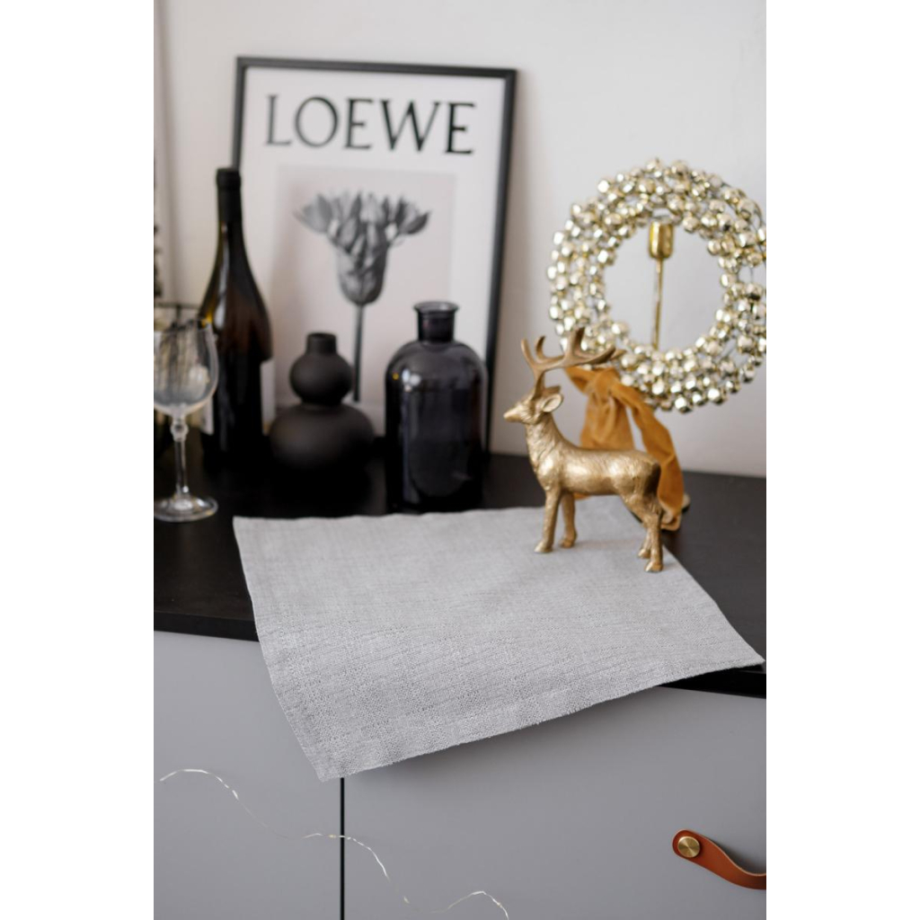 Серветка на стіл Прованс Перлина Silver 40х40 см (037584) - зображення 6