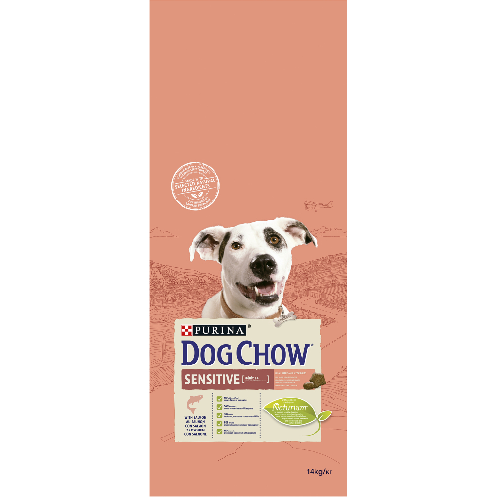 Сухий корм для собак Purina Dog Chow для дорослих, схильних до алергії собак з лососем 14 кг (7613034488244) - зображення 3