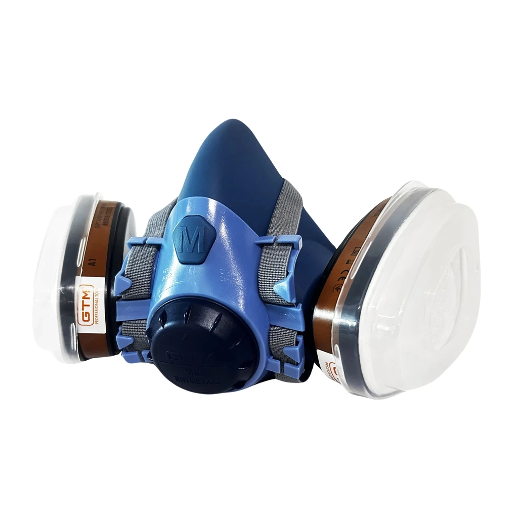 Респіратор GTM для маляра, розмір М, з філтьтром та перефільтром (7500A1-KIT) - зображення 1
