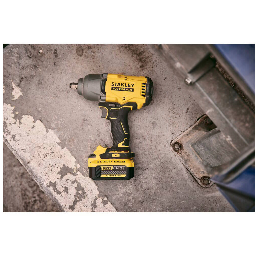 Гайковерт Stanley FatMax, ударний 18V, 4Ah, 950Нм, 2000 об/хв, 2600 уд/хв, 2.66кг (SFMCF940M1) - изображение 8