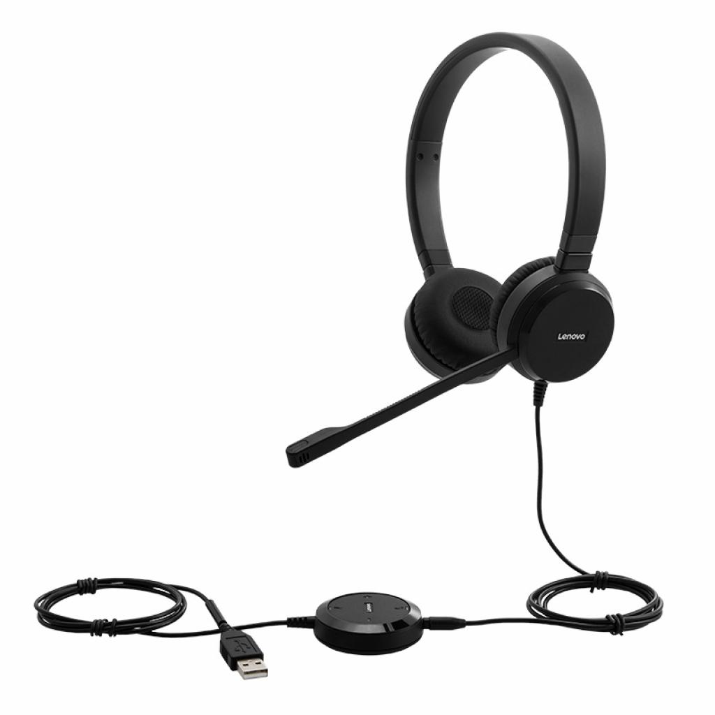 Навушники Lenovo Pro Stereo Wired VOIP Headset (4XD0S92991) - зображення 4