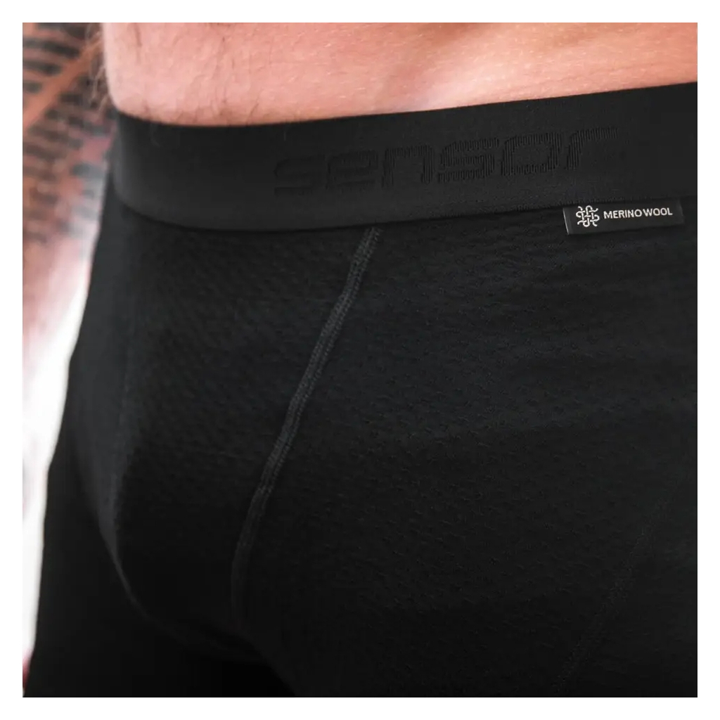 Термотруси Sensor Merino DF black 15100027 L (SM21M-black-L) - зображення 4