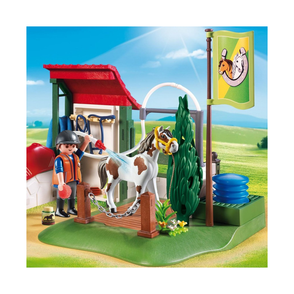 Конструктор Playmobil Велика кінна ферма (6333969) - зображення 5
