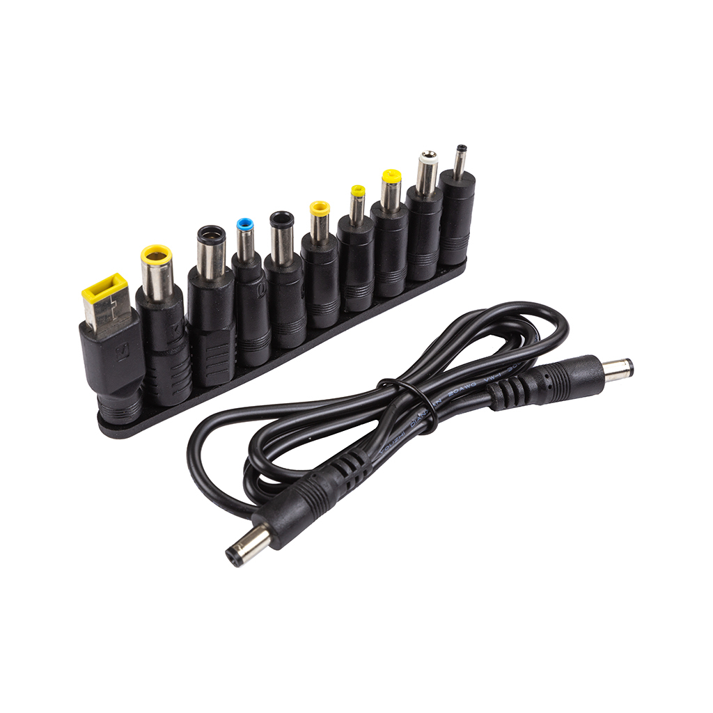 Кабель живлення PowerPlant для PB930548 30000mAh DC 12-19V комплект перехідників 10 шт (PB931118) - изображение 1