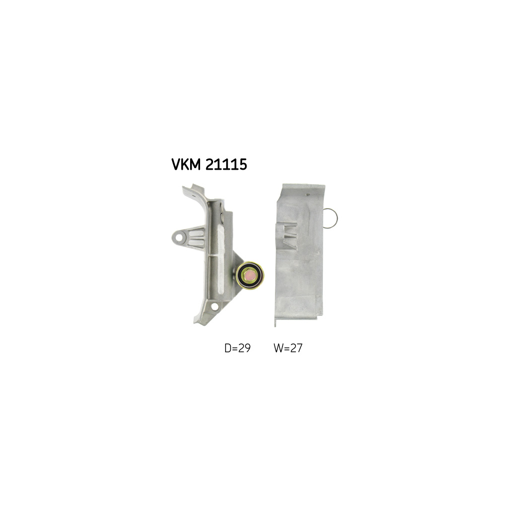 Ролик натягувача ременя SKF VKM 21115 - зображення 1