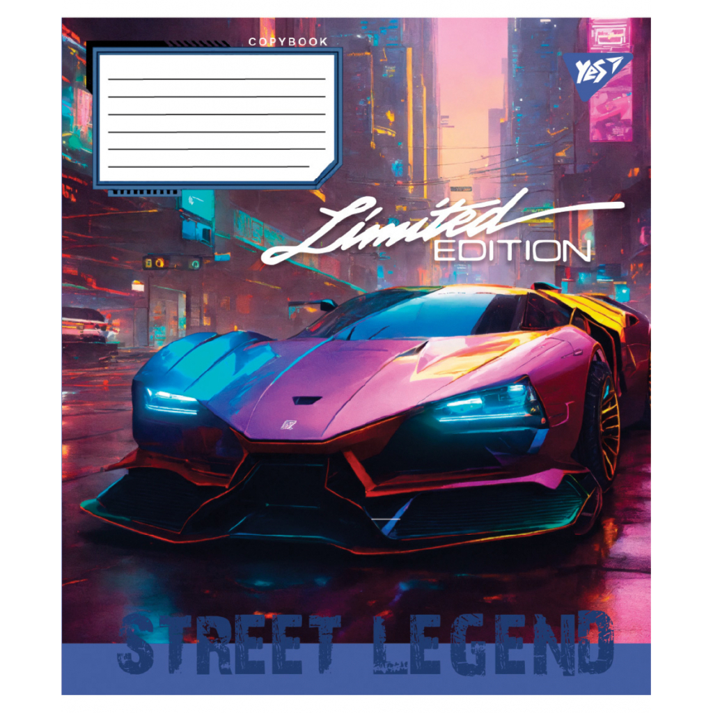 Зошит Yes Sreet legend А5 60 аркушів клітинка (767912) - зображення 6