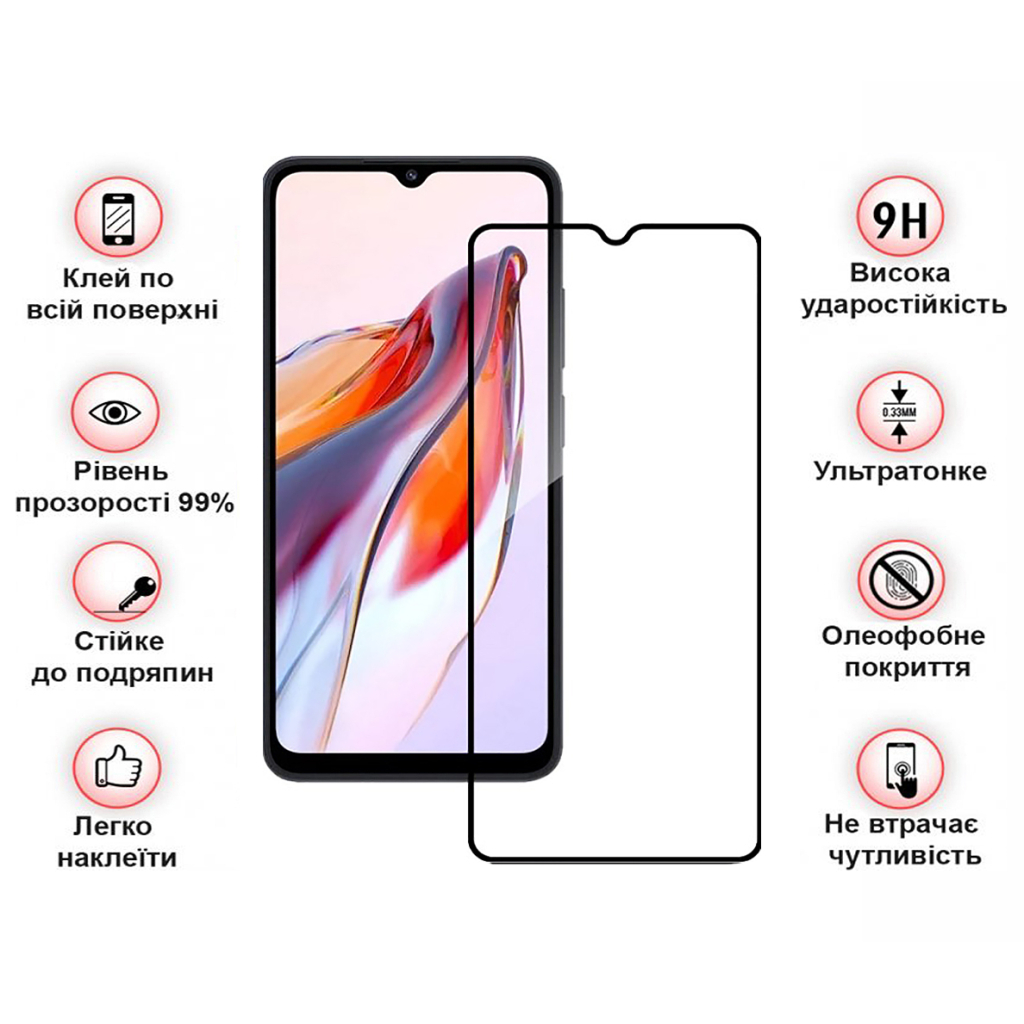 Скло захисне BeCover Tecno Spark 10C (KI5k) Black (709747) - зображення 4