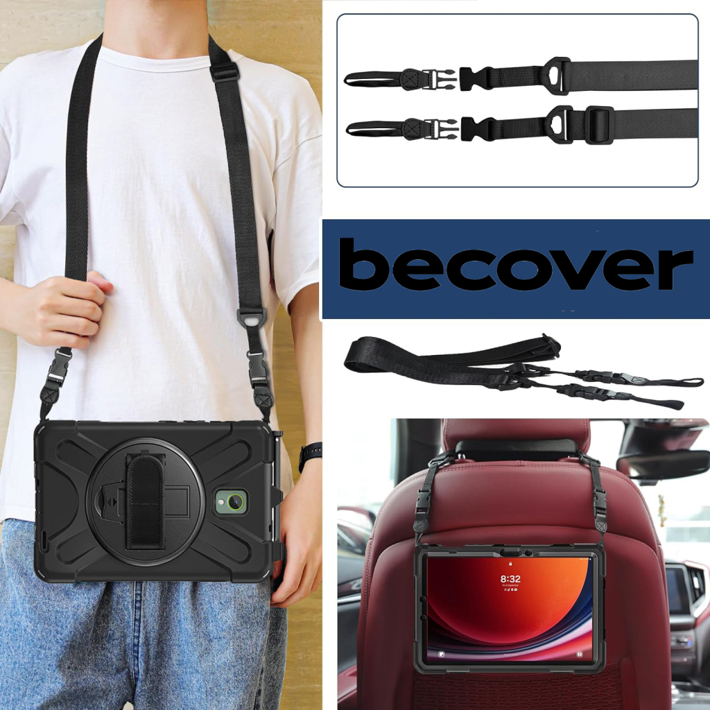 Чохол до планшета BeCover Heavy Duty Samsung Tab Active5 Pro SM-X356B/X350 10.1" Black (713558) - зображення 8