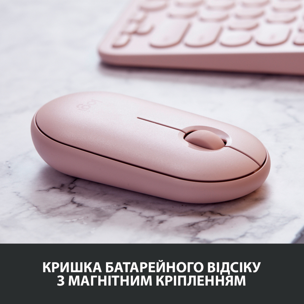 Мишка Logitech M350 Wireless Rose (910-005717) - зображення 7