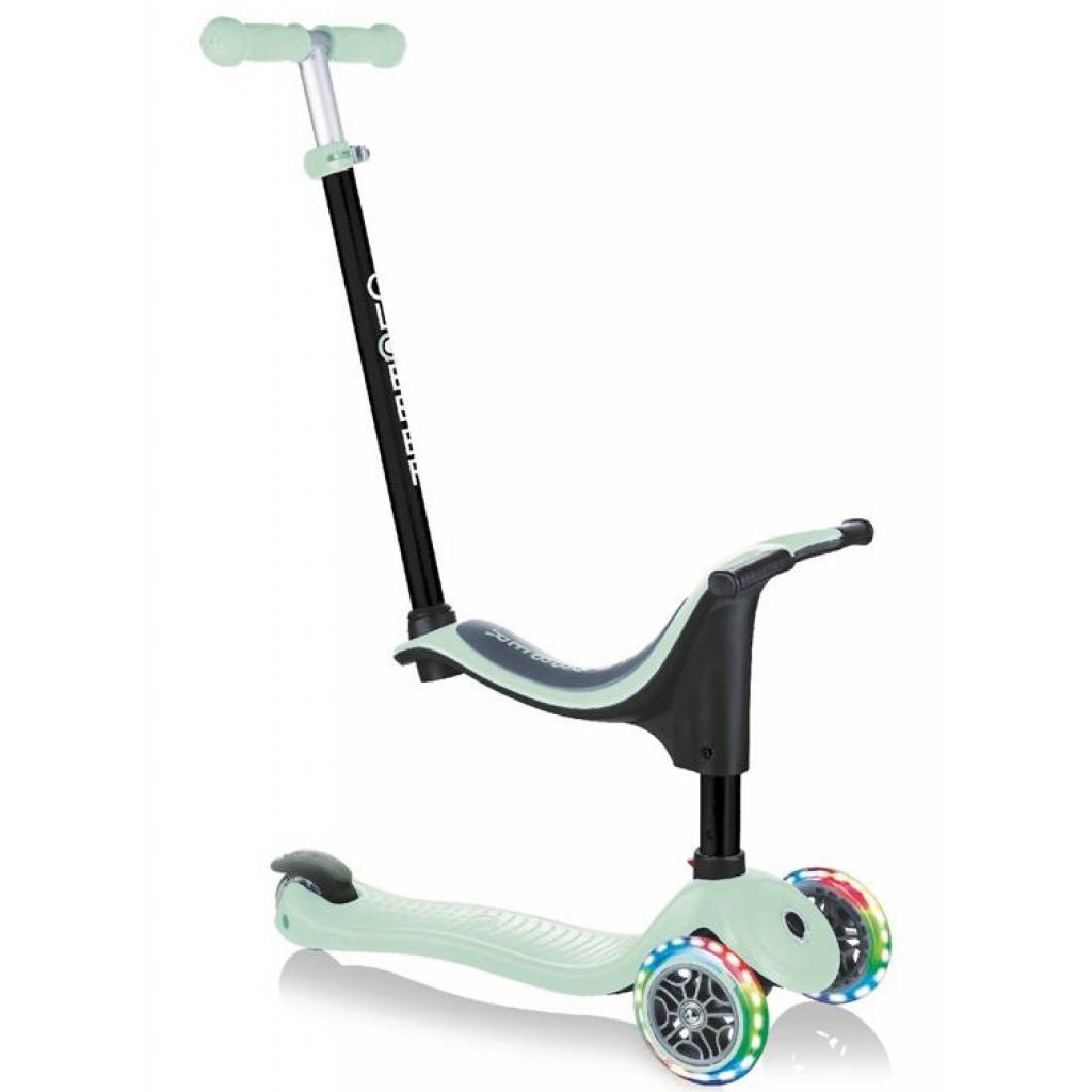 Самокат Globber GO UP SPORTY пастельно-зелений з підсвічуванням (452-206-3) - зображення 1