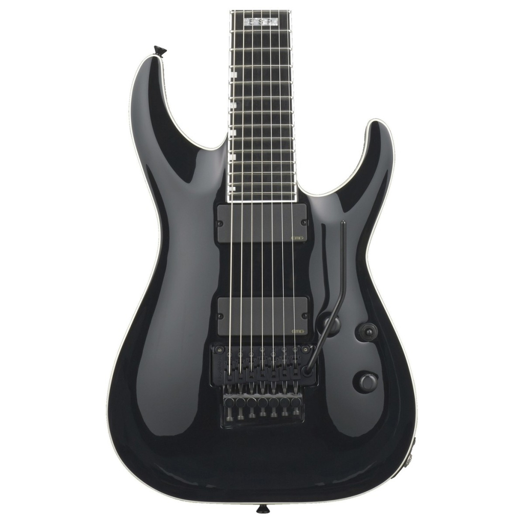 Електрогітара ESP E-II Horizon FR-7 Black - зображення 8